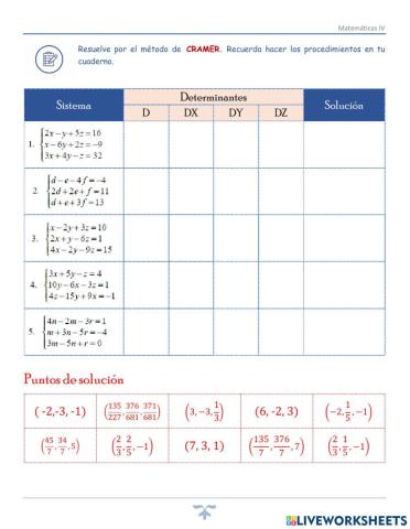 IV.3.1.Cramer 3x3