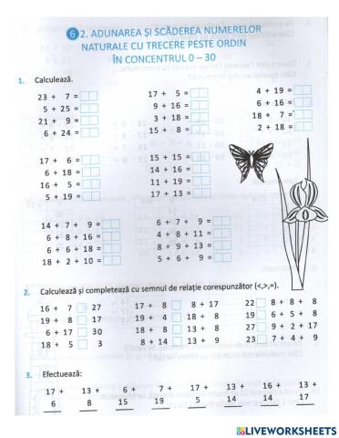 Adunare 0-30