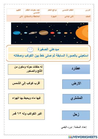 النظام الشمسي