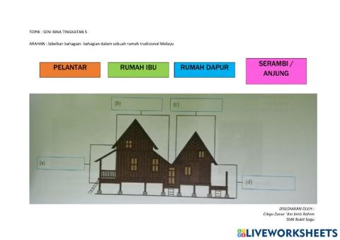 Latihan 2 : seni bina ting5