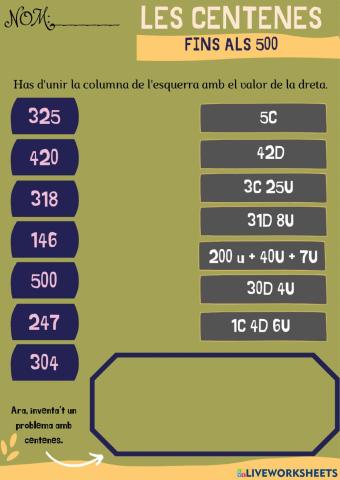 Centenes fins els 500