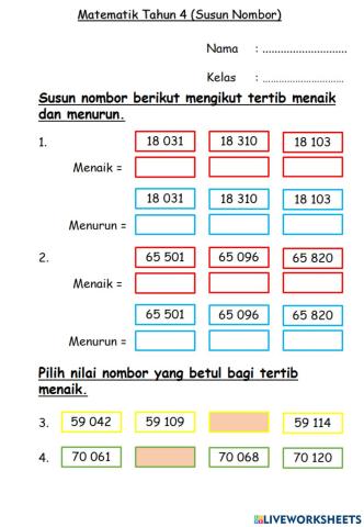 Matematik tahun 4