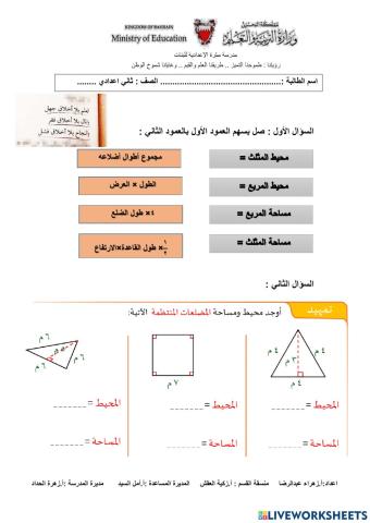 مساحة الهرم