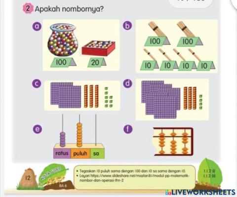 Matematik tahun 2 : nilai nombor