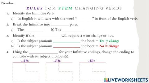 Wk 22: Stem Changing Verbs - O to UE (almorzar)