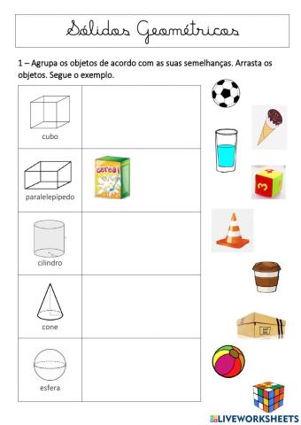 Matemática - Sólidos Geométricos