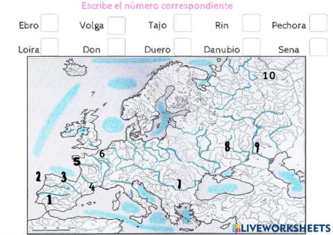 RÍOS DE EUROPA