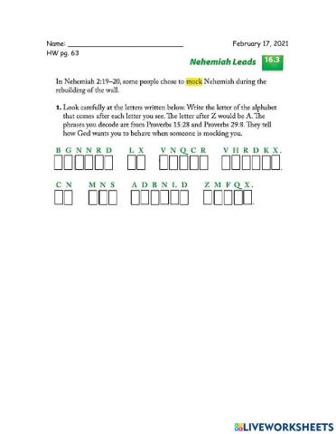 Bible HW 02-17