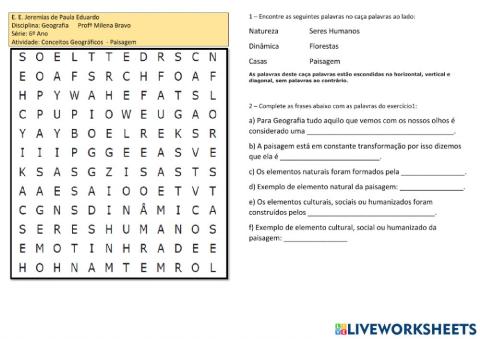 Conceitos Geográficos