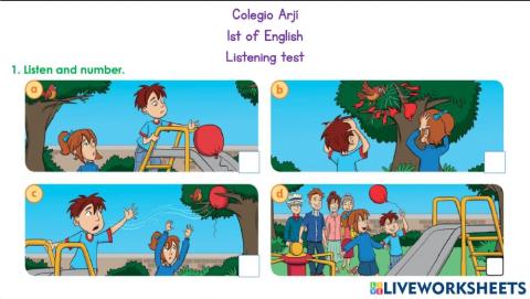 Listening test 6