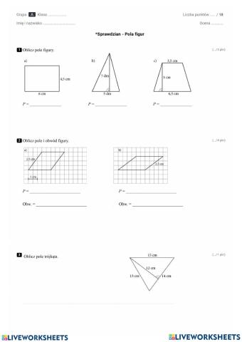 Pola figur płaskich