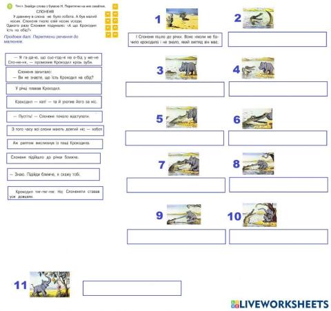 Текст. Слоненя. Кіплінг