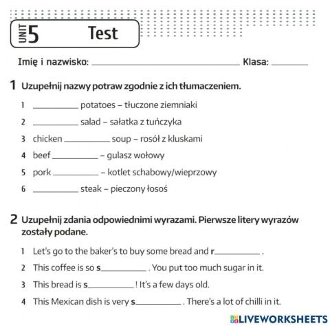 Brainy 6 unit 5 vocabulary test