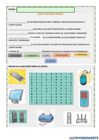 El computador y sus partes