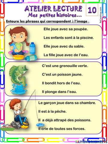 Mes petites phrases 10