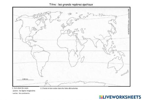 Les grands repères spatiaux