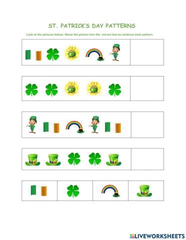 St. Patrick's Day Patterns