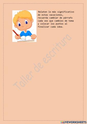 Taller de escritura