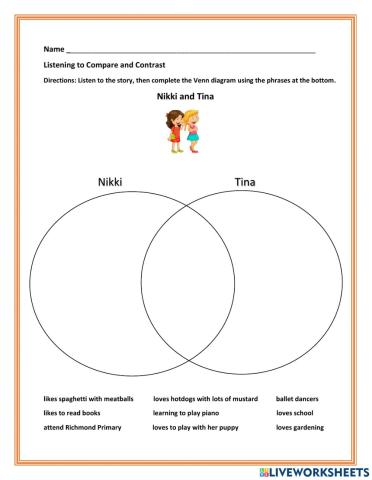 Listening - Compare and Contrast