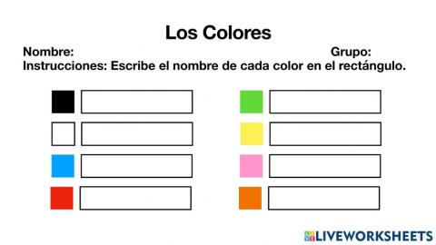 Los colores 1