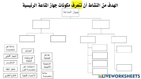 مكونات جهاز المناعة