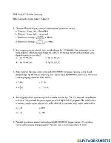 Soal PH 2