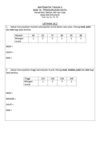 Pengurusan Data 2