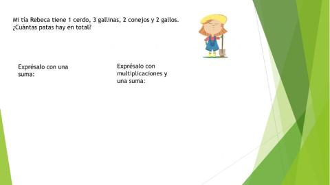 Problema multiplicación y suma