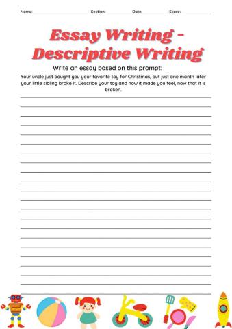 Descriptive Writing