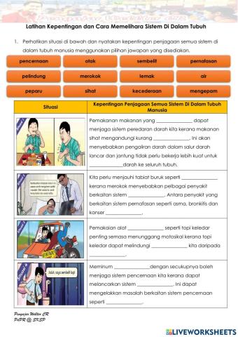 Tahun 5 Kepentingan dan Memelihara Sistem Di Dalam Tubuh