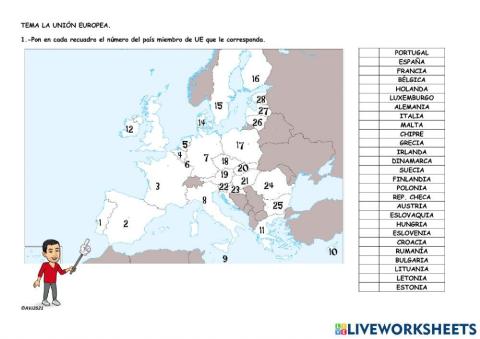 Ficha 1: La Unión Europea