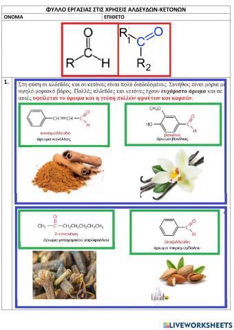 Aldeydes-ketones