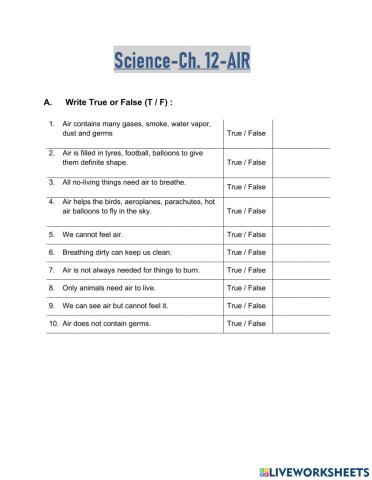 Science-AIR WS1-Gr 3