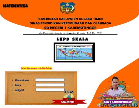 LKPD SKALA Menentukan ukuran pada gambar