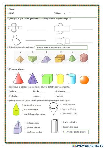 Sólidos Geométricos