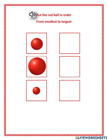 Sequence by size - red ball - 1.02 Dashly - Neo, DC