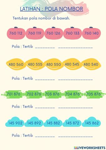 Pola Nombor - Tahun 5
