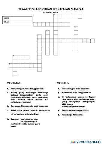 LKPD Sistem Pernafasan Manusia