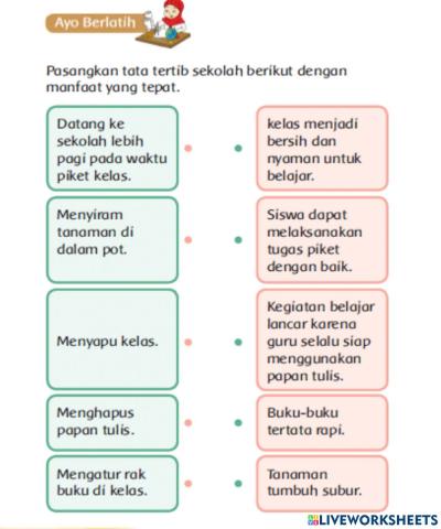 Tata tertib di sekolah