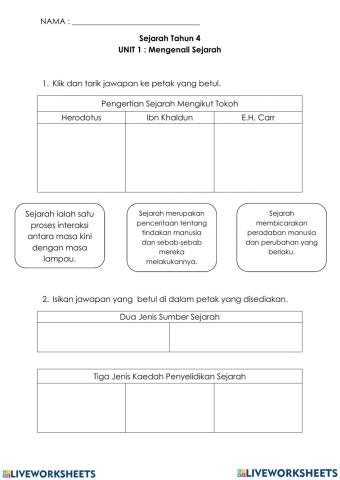 Sejarah Tahun 4