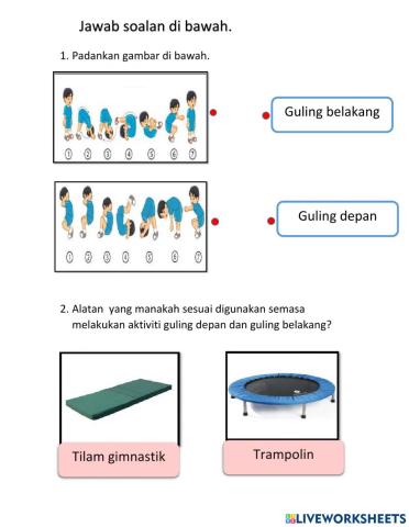 Guling depan guling belakang