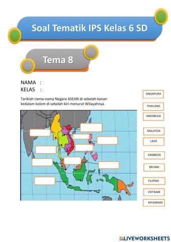 Latihan ips tema 8