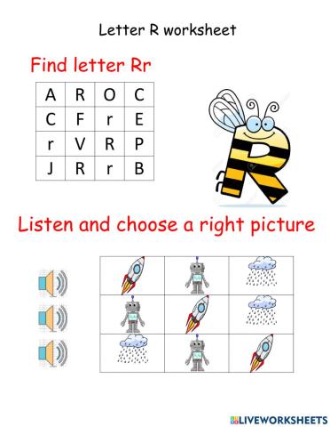 Letter R