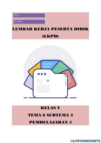 LKPD Tema 6 Subtema 3