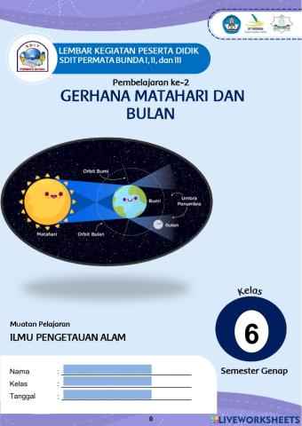 Gerhana Bulan dan Matahari