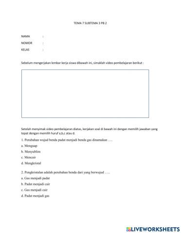 Tema 7 subtema 3 pembelajaran 2