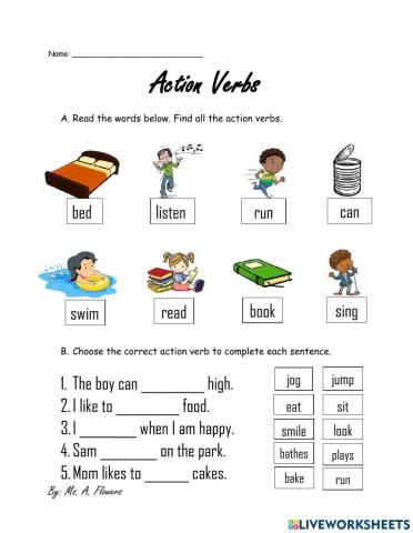 Action Verbs