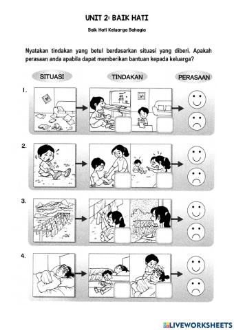 P.Moral Thn 2: Baik Hati (Perasaan Apabila Beri Bantuan kepada Keluarga)