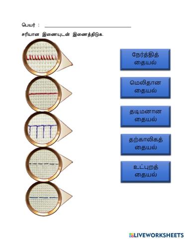 தையல் வகைகள்