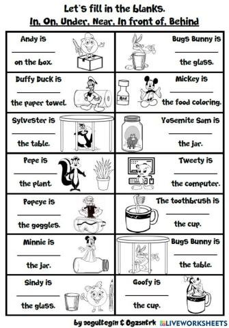 4.6. Fun With Science - Prepositions